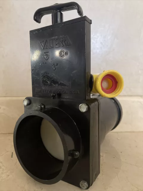 Valterra T58 Twist On Waste Valve Mess Free Waste Valve Black New Camper