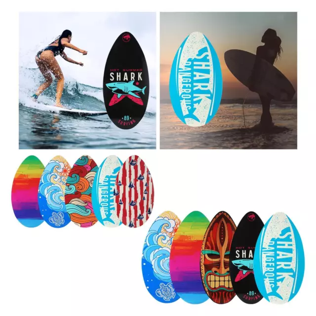 Skim Board Pool Teenager Anfänger Holzkonstruktion Deck Skimboard für Kinder