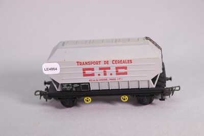 LE4864 SMCF Ho Wagon trémie SNCF transport céréales CTC 589940 gris 