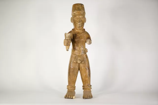Igbo Colonial Statue 26" - Nigeria - African Art