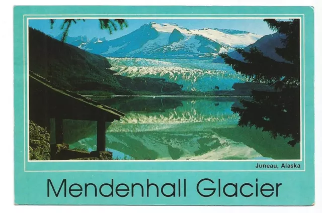 Juneau Alaska AK Postcard Mendenhall Glacier