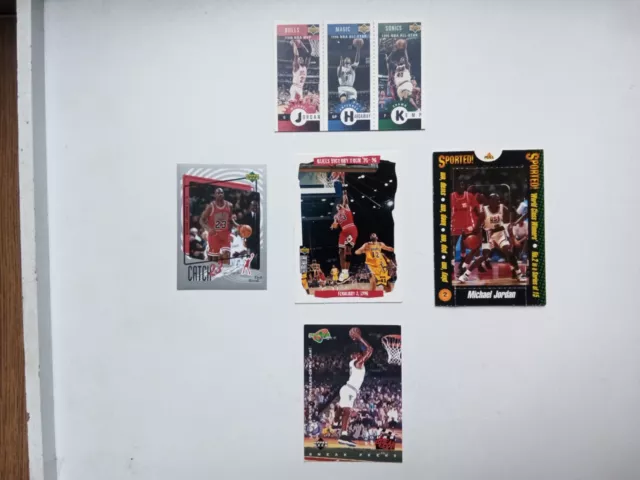 nba basketball michael jordan cards upper deck 1996 1997 space jam pop-up card