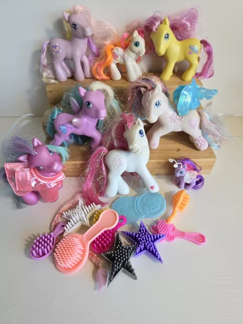 My Little Pony Bundle G3 8 Ponies In Total With Hair Brushes