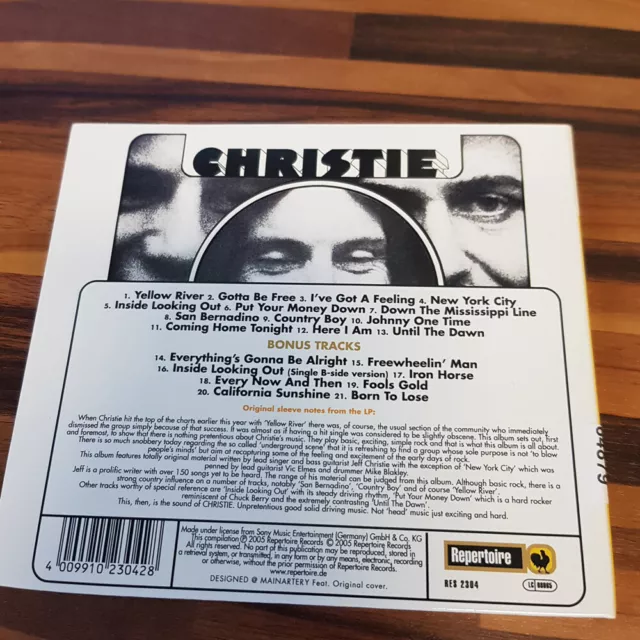 CHRISTIE: Christie  DIG  > NM/EX(CD) 2