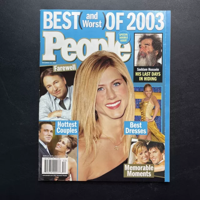 People Magazine Dec 29, 2003 - Best and Worst of 2003 - Memorable Moments