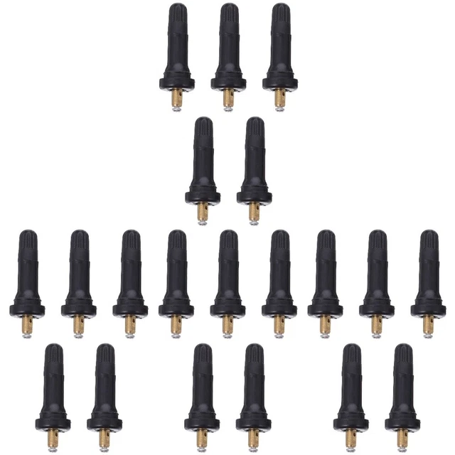 20 Pcs Valve Stem Sensor Replacement Car Stems Tire Pressure Grommet Rod