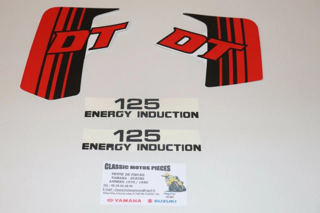 125 Dtlc  Yamaha  Annee 1983  Type 10V Embleme Compatible  Reservoir+Caches