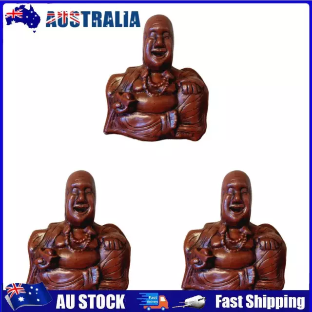 AU Resin Buddha Ornament Middle Finger Laughing Buddha Statue Smiling Buddha Sta