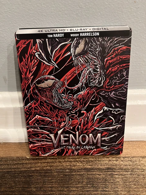 VENOM: LET THERE Be Carnage 4K UHD Blu-ray Steelbook J-Card Steel Book