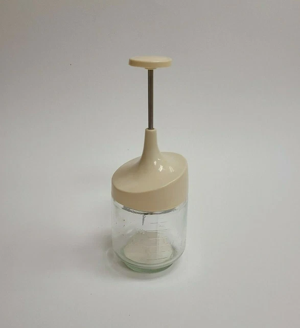 VINTAGE WHITE GEMCO Food & Nut Chopper Stainless Steel Blades 2 Cup