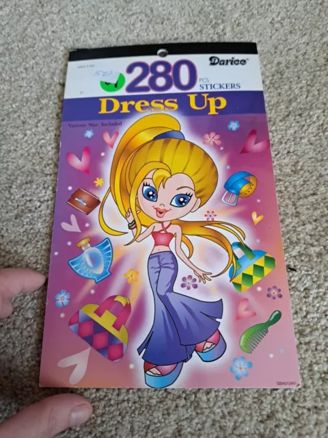 Darice Sticker Book 9.5 X 6 Inches Dress Up