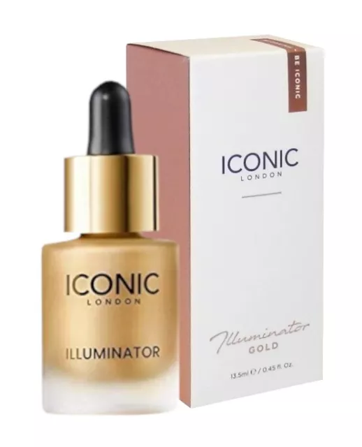 ICONIC LONDON Illuminator flüssige Tropfen leuchten Gold 13,5 ml