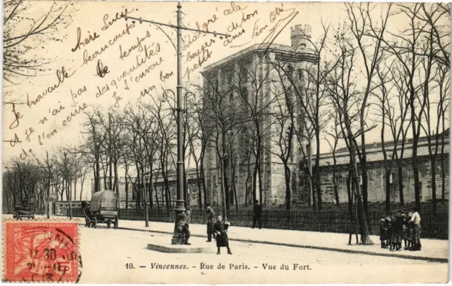CPA AK Vincennes Rue de Paris, View of Fort France (1283256)