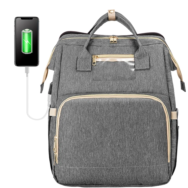 3 In 1 Baby Bag Backpack Changing Station Portable Mommy Bag Travel Waterproof