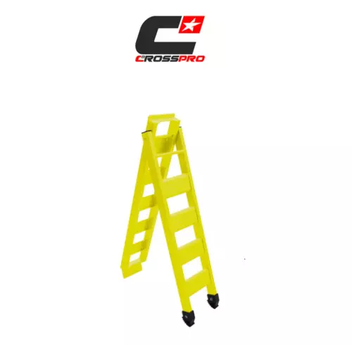 CROSSPRO Rampa di Carico PIEGHEVOLE Moto Scooter Alluminio GIALLO Carico 240 Kg