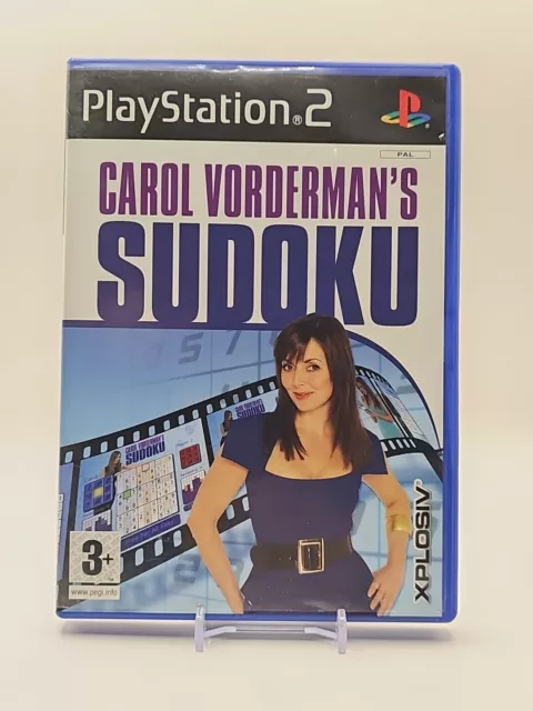 Carol Vorderman's Sudoku PS2 Game Rare | Free Shipping