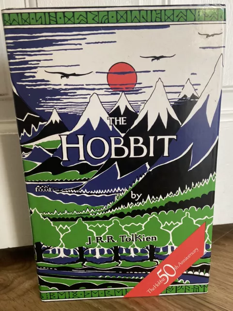 The Hobbit Tolkien 50TH Anniversary Colour illustrated Fourth Edition 6th Print