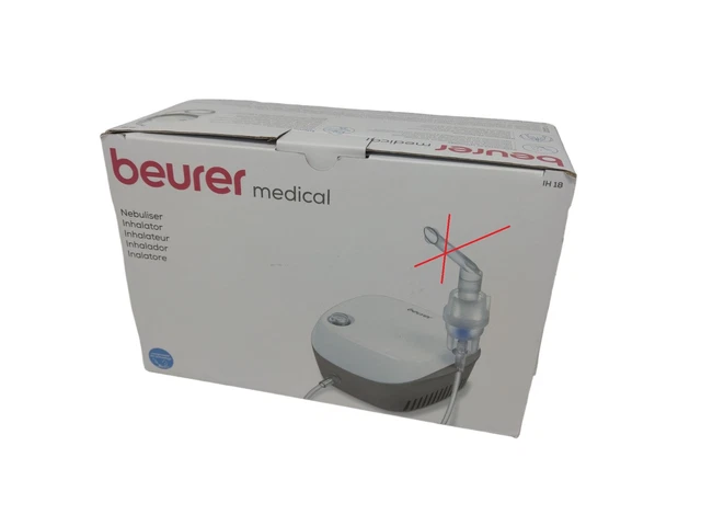 Beurer IH 18 Inhalator mit Kompressor-Drucklufttechnologie, Atemwege