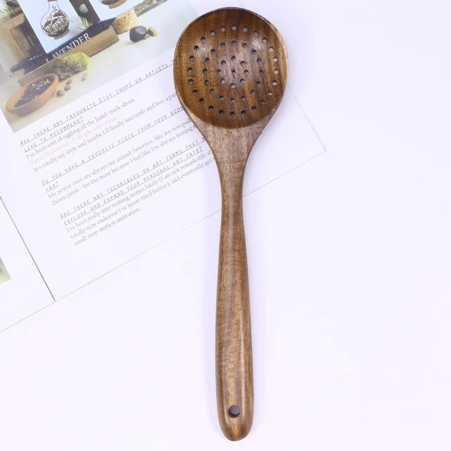 LONG HANDLE SPOON Utensils Spoons Colander Nonstick Pan £7.99