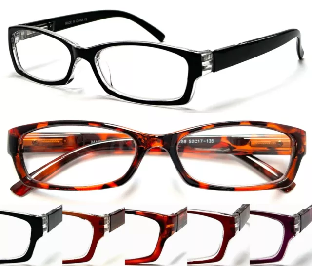 Quality Unisex Classic Reading Glasses +0.5~+4.0 Spring Hinge Arms Design L158-1