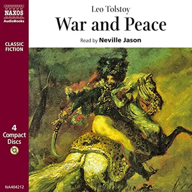 War & Peace (abridged) Read By Neville Jason (Classic Fiction) (Audio Book)