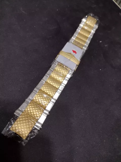 Invicta Subaqua Noma III Stainless Steel Watch Bracelet Band Silver & Gold