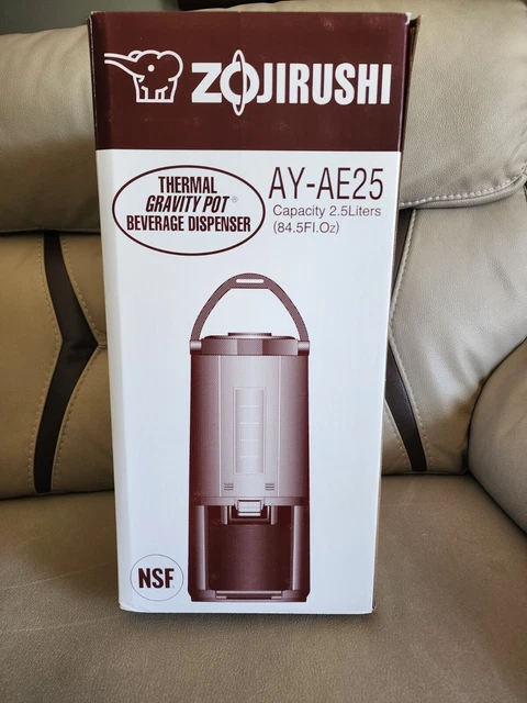 Zojirushi BUNN 2.5 Liter Thermal Gravity Pot Beverage Dispenser AY-AE25N Black