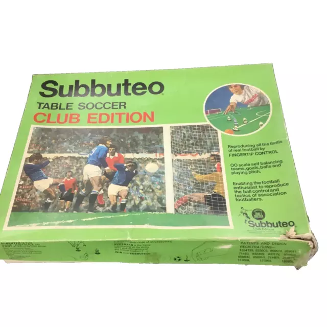 Vintage Subbuteo Table Soccer Club Edition