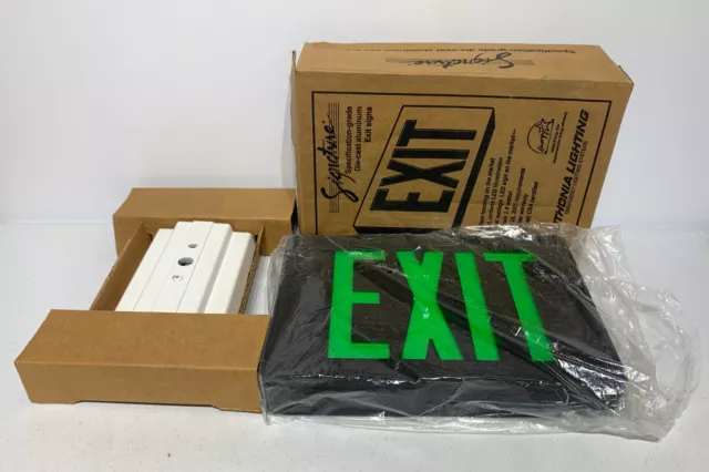 Lithonia Lighting LE-S-W-1-G-120/277 LED Exit Sign Aluminum 120/277 VAC