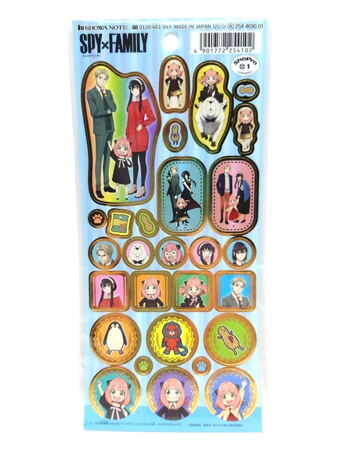 Spy×Family Stickers by Showa Note Made in JAPAN