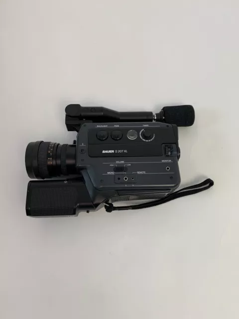 Bauer Super 8 Filmkamera S 207 XL Objektiv Macro-Neovaron 1,2/7-45