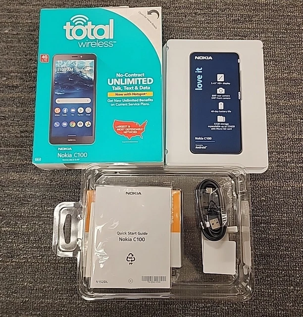 Total Wireless Nokia C100 N152DL 32 GB 5,45 NUOVO 4G LTE 32 GB - Foto 5