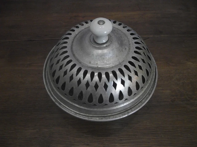 Boite à savon de salle de bain ronde en aluminium à bouton ceramique blanc