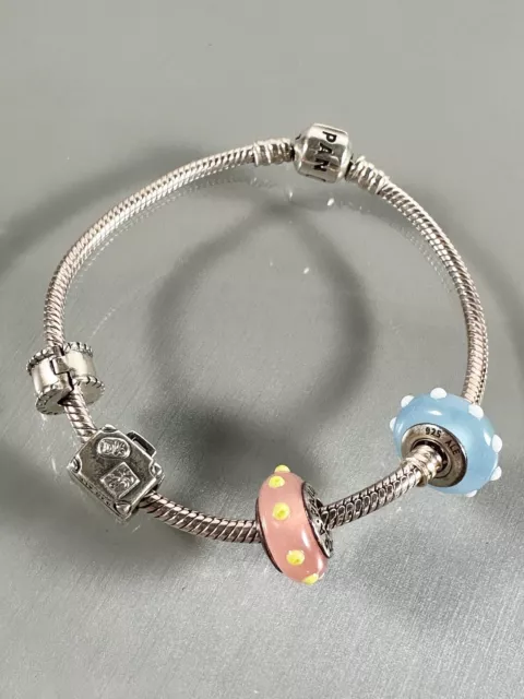 Pandora 7.5 shop bangle sterling silver