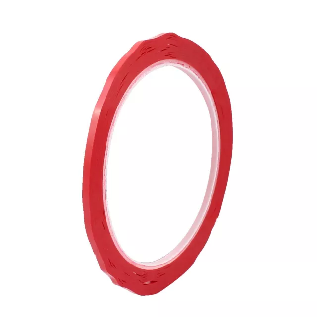 3mm Single Sided Strong Self Adhesive Mylar Tape 50M Length Red
