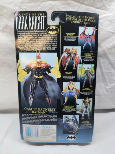 1996 Kenner Legends of the Dark Knight Premium Assault Gauntlet Batman Figure 2