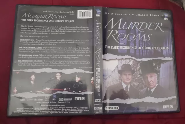 Murder Rooms - The Dark Beginnings of Sherlock Holmes - 2006 BBC U.S. 2 DVD set