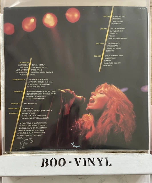 JUDIE TZUKE ROAD Noise Official Bootleg 1982 UK Double Vinyl LP EX / EX