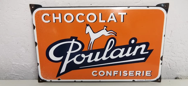 PLAQUE ÉMAILLÉE POULAIN EUR 500,00 - FR