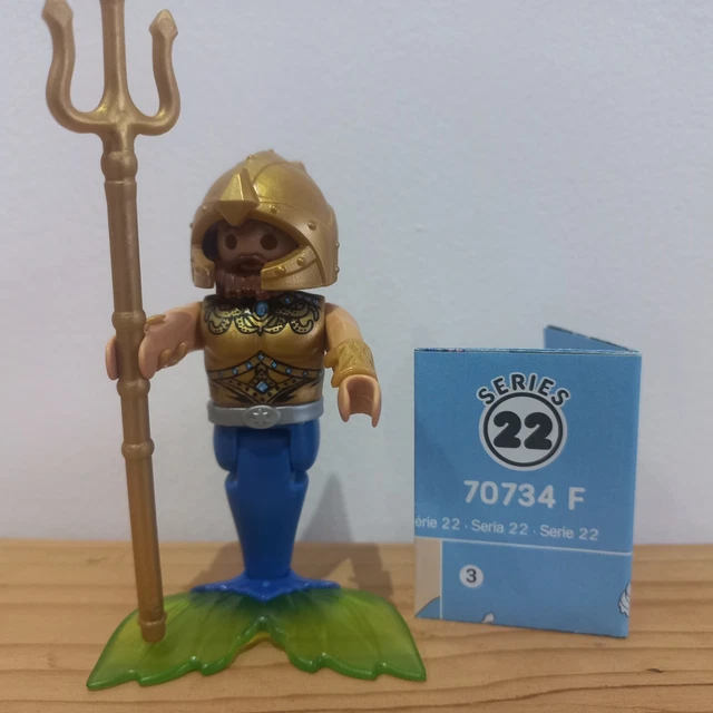 Playmobil 70734 Roi Des Mers Mythologie Série 22 - Personnage Neuf Collection