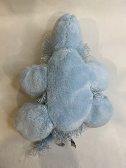 Ganz Webkinz Blue Rhino Long Hair Plush Stuffed Animal HM196 No Code 12" Retired 3