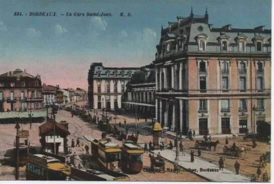CPA - BORDEAUX - La Gare Saint-Jean