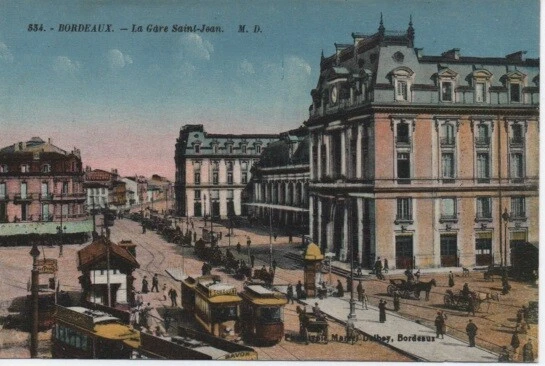 CPA - BORDEAUX - La Gare Saint-Jean