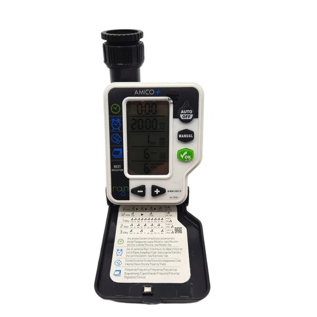Rain Amico+Più Centralina da Rubinetto a Batteria Programmatore-Timer per irriga