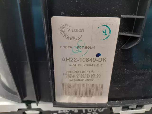 Range Rover Sport 3.0 2010 diésel velocímetro panel de instrumentos Ah22-10849-Dk 3