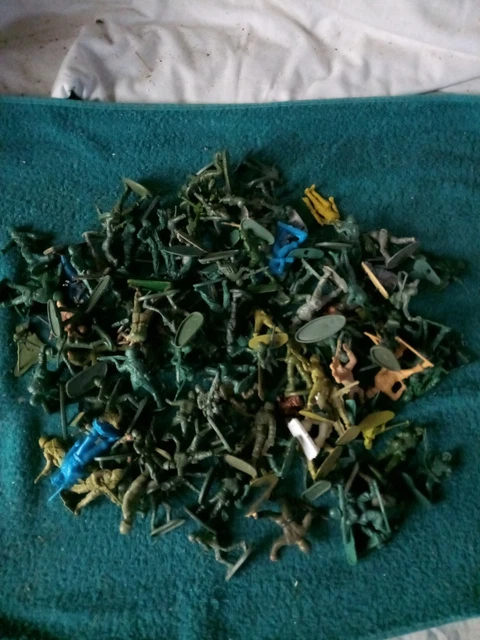 Sachet De Petits Soldats Jouet Vintage Années 70 GI Américains - Neuf, Collection Rétro