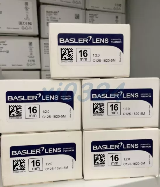 1pcs NEW  Basler c125-1620-5M  Fixed focus industrial lens FedEx,DHL shipping