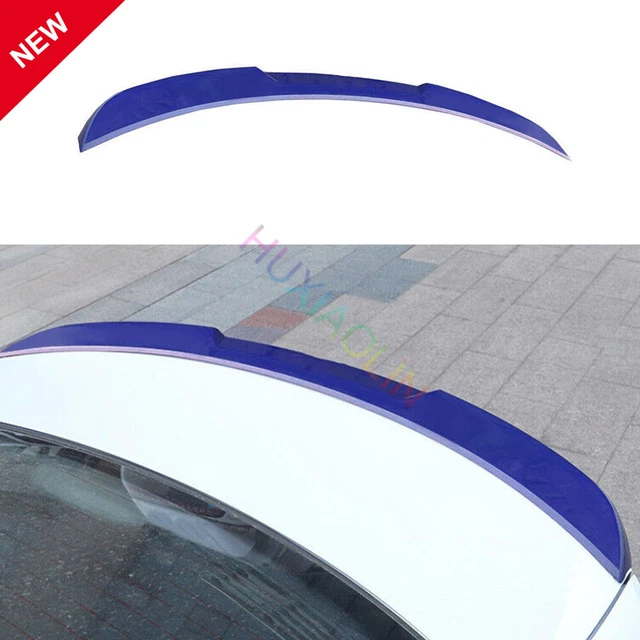 For Hyundai Elantra 2017-2018 Blue Glossy Rear Spoiler Tail Trunk Lip Wing Bar