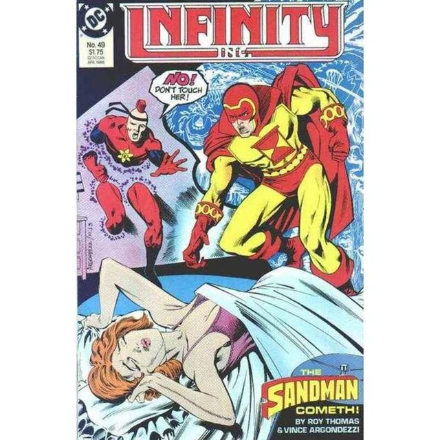 Infinity Inc. (1984 series) #49 in Very Fine + condition. DC comics [n'