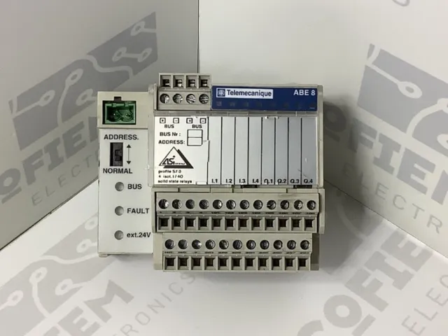 ABE8S44SBB0 - TELEMECANIQUE Relay Asi 4 Inputs 4 Outputs Reconditioned